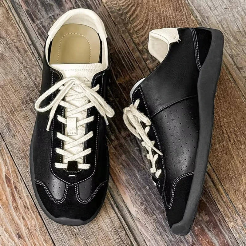 New Fashion Casual Women Men Flats Shoes Leather Lace-up Comfort Round Toe Spring Summer Casual Shoes Men Size
New Fashion Casual Women Men Flats Shoes Leather Lace-up Comfort Round Toe Spring Summer Casual Shoes Men Size