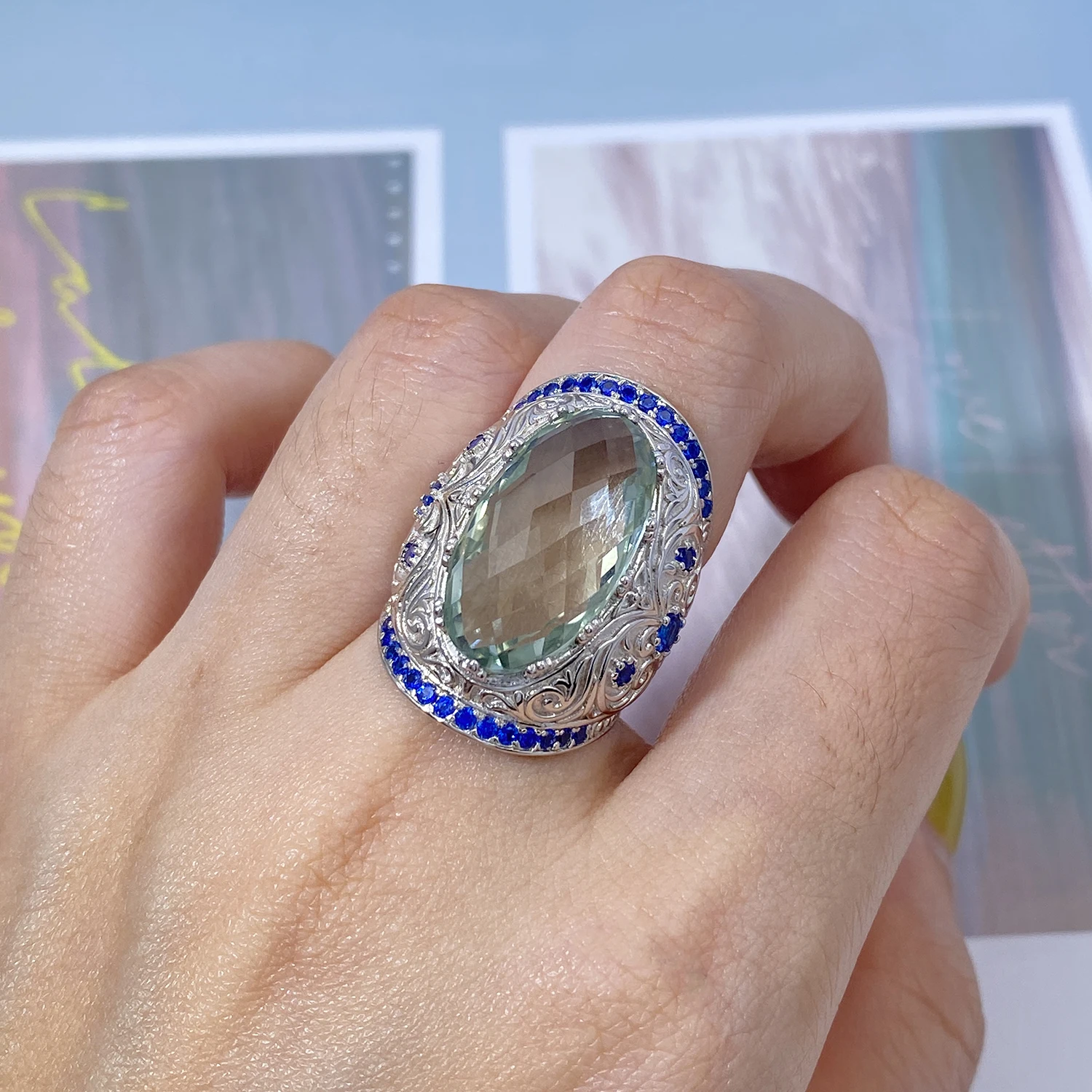 YBO 925 Sterling Silver CZ Rings for Women Men Natural Gemstone Green Crystal Engagement Jewelry Anniversary Birthday Jewel Gift
YBO 925 Sterling Silver CZ Rings for Women Men Natural Gemstone Green Crystal Engagement Jewelry Anniversary Birthday Jewel Gift