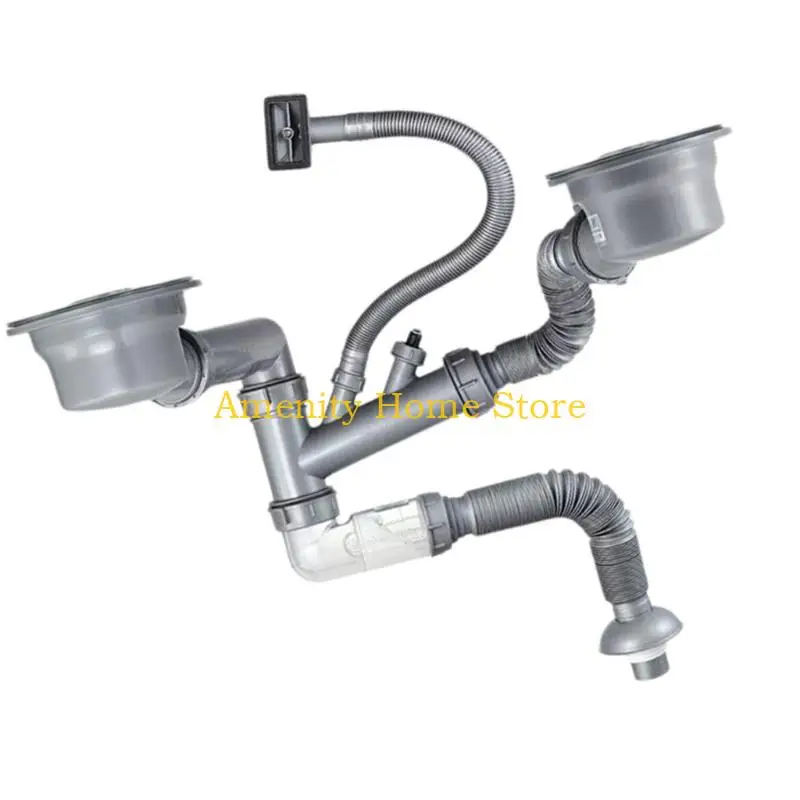 F26C Универсальный ABS Набор сливных труб для кухонной раковины Устойчивый к коррозии инструмент для слива раковины
F26C Универсальный ABS Набор сливных труб для кухонной раковины Устойчивый к коррозии инструмент для слива раковины