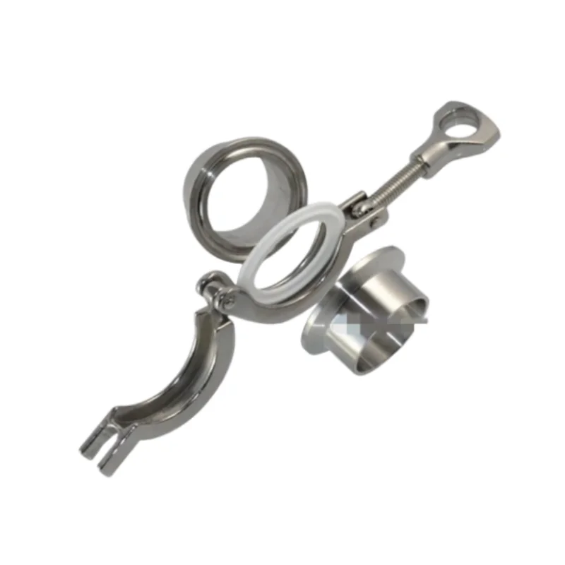 A Set 45mm O/D Sanitary Tri Clamp Weld Ferrule + Tri Clamp + Silicon Gasket 304 Stainless Steel
A Set 45mm O/D Sanitary Tri Clamp Weld Ferrule + Tri Clamp + Silicon Gasket 304 Stainless Steel