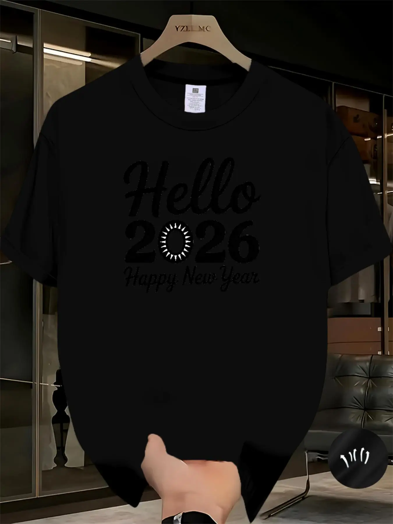 Hello 2026, футболка с рисунком «С Новым годом», футболка унисекс с принтом, повседневная одежда, модный дизайн, стиль из мягкой ткани, круглый вырез, короткий рукав
Hello 2026, футболка с рисунком «С Новым годом», футболка унисекс с принтом, повседневная одежда, модный дизайн, стиль из мягкой ткани, круглый вырез, короткий рукав