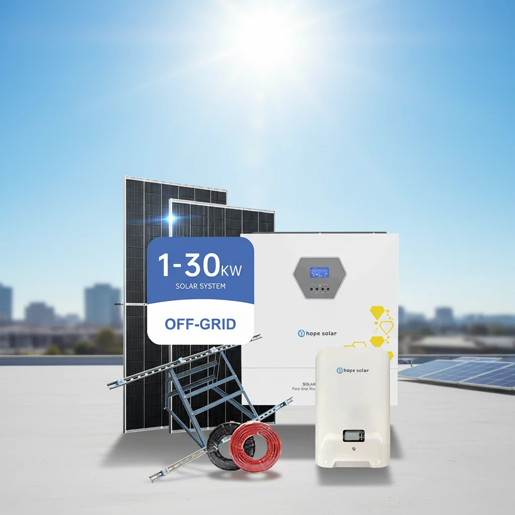 10KW off Grid Hybrid Solar Power System Complete Kit with MPPT Controller Monocrystalline Silicon Panels for Home/Factory Use
10KW off Grid Hybrid Solar Power System Complete Kit with MPPT Controller Monocrystalline Silicon Panels for Home/Factory Use