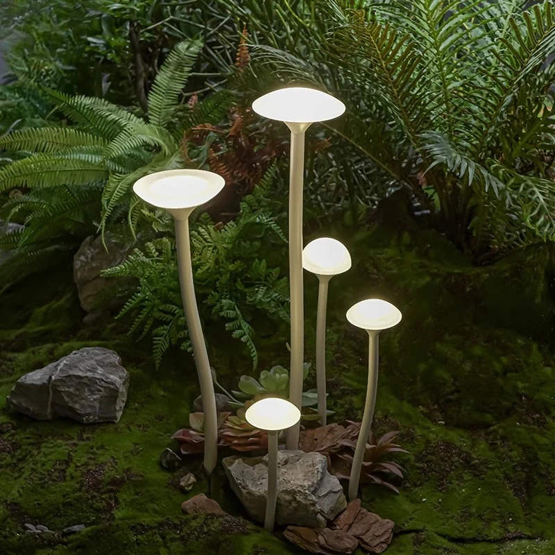 Outdoor waterproof luminous mushroom lamp modeling garden garden villa scenic decorative garden plugged lawn lamp
Outdoor waterproof luminous mushroom lamp modeling garden garden villa scenic decorative garden plugged lawn lamp