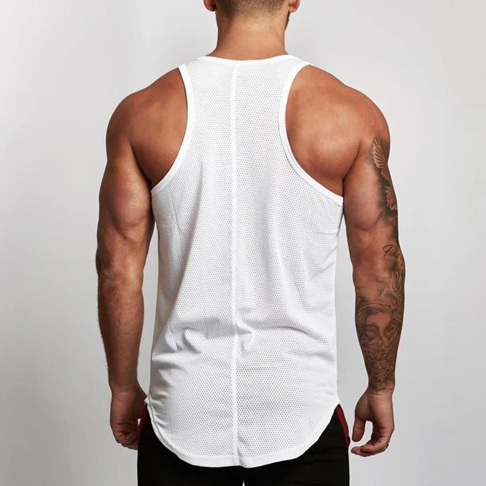 Men Vest Crew Neck Fashion Sleeveless Solid Color Sport Tank Top Bodybuilding Breathable Comfortable Polyester
Men Vest Crew Neck Fashion Sleeveless Solid Color Sport Tank Top Bodybuilding Breathable Comfortable Polyester