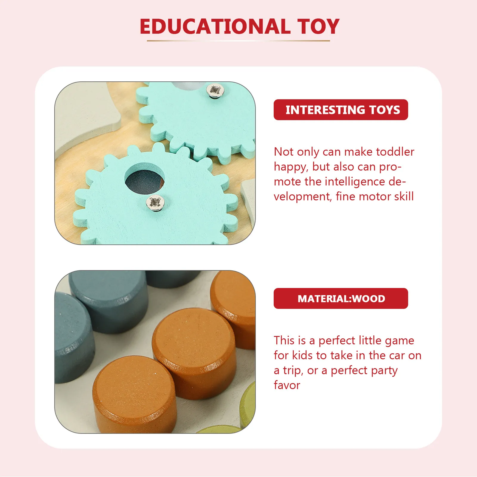 1Set Wooden Color Matching Educational Board Early Learning Sorting Game for Toddlers Kids Intelligence Development Cognitive
1Set Wooden Color Matching Educational Board Early Learning Sorting Game for Toddlers Kids Intelligence Development Cognitive