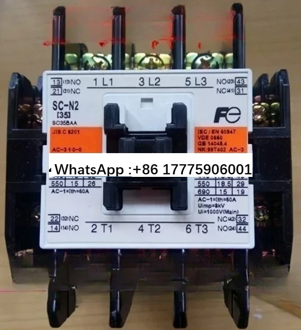 Контактор SC-N2 AC110VAC220VAC440V Оригинал
Контактор SC-N2 AC110VAC220VAC440V Оригинал