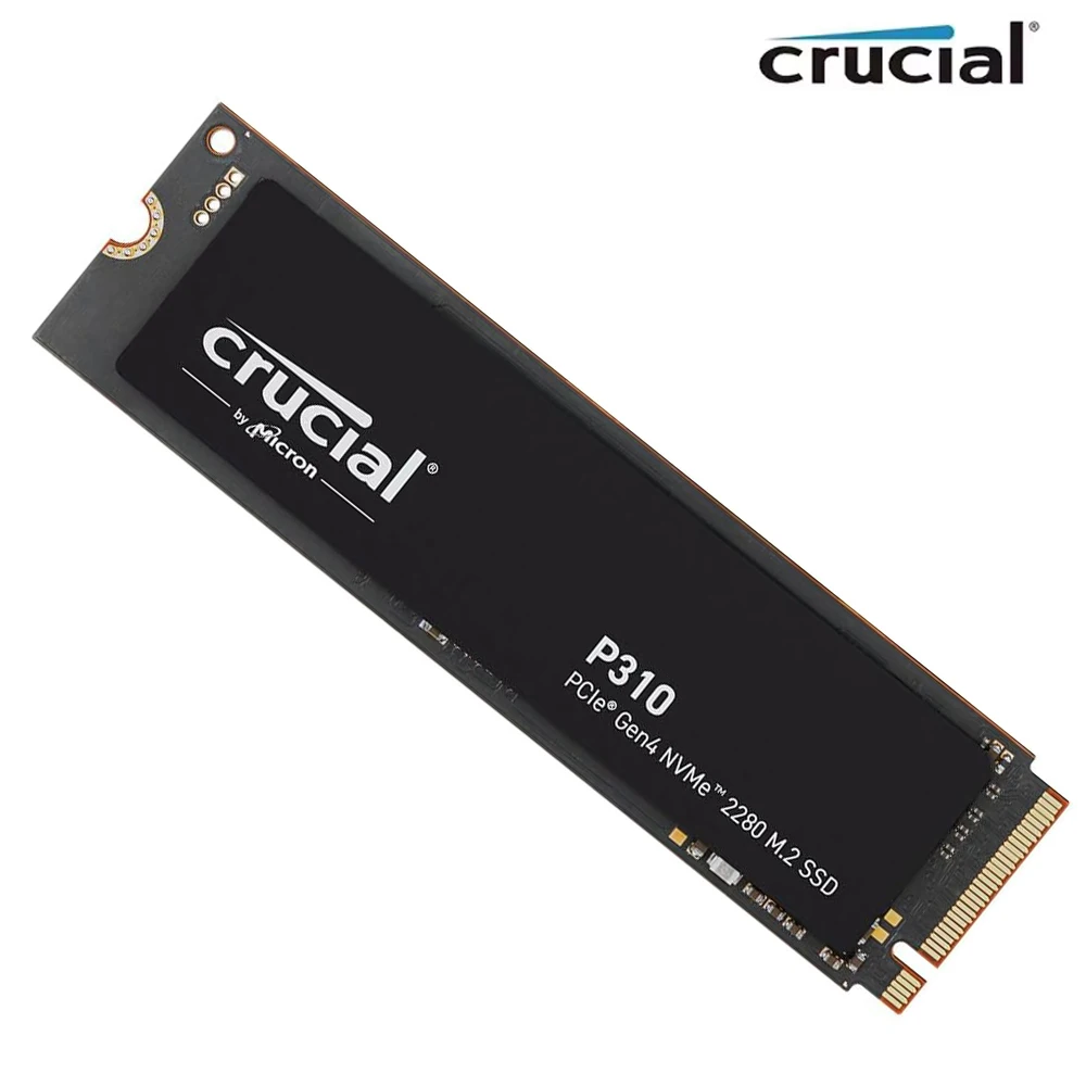 Crucial P310 1TB 2280 PCIe Gen4 3D NAND NVMe M.2 SSD Up to 7100 MB/s Internal Solid State Drive
Crucial P310 1TB 2280 PCIe Gen4 3D NAND NVMe M.2 SSD Up to 7100 MB/s Internal Solid State Drive