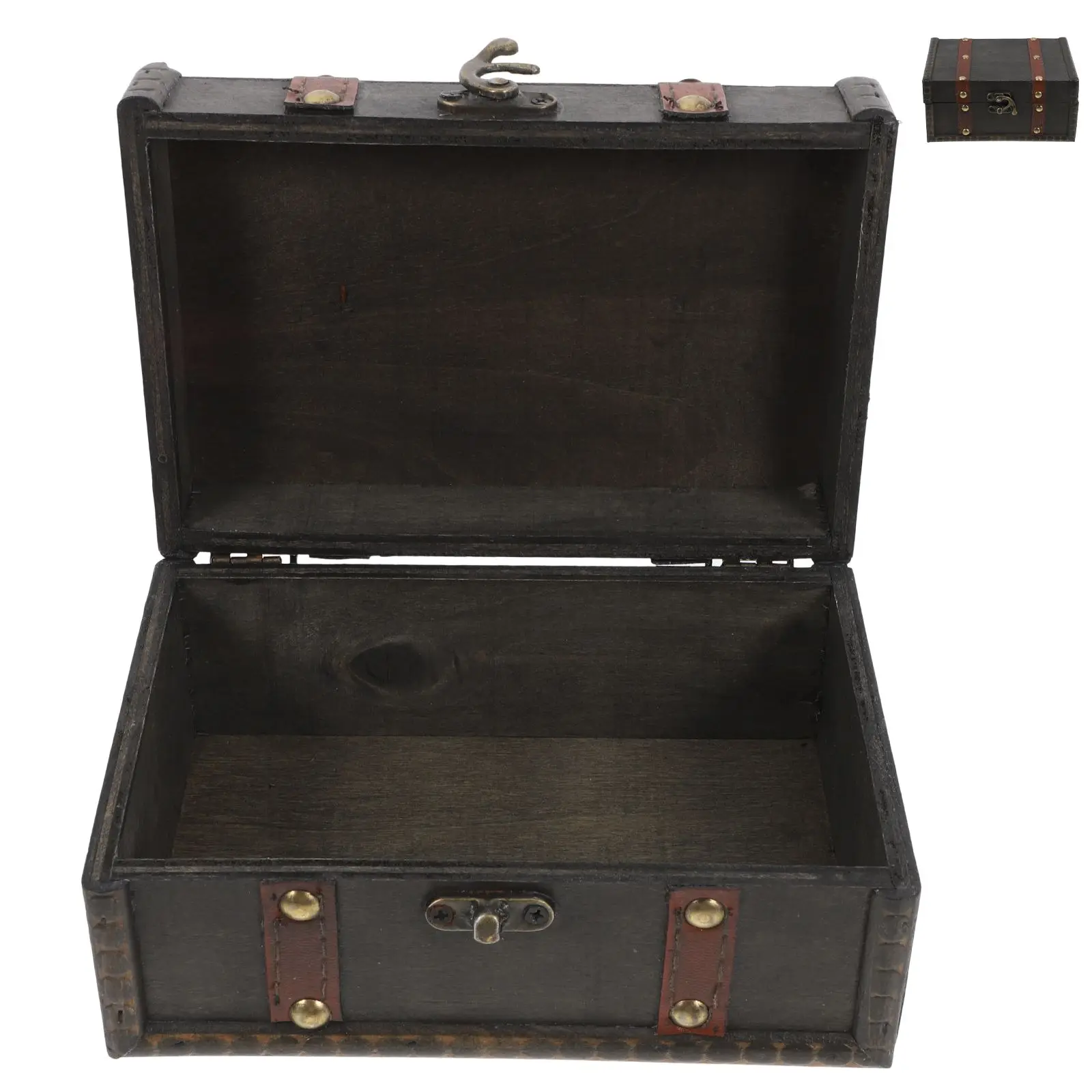 Wooden Storage Material Lock Mechanism Decorative Keepsake Box Room Decor Treasure Chest Jewelry Organizer
Wooden Storage Material Lock Mechanism Decorative Keepsake Box Room Decor Treasure Chest Jewelry Organizer