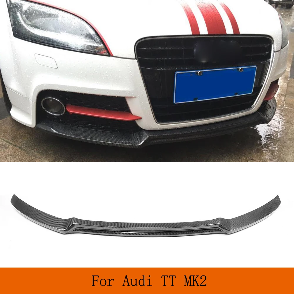 Carbon Fiber / FRP Car Front Bumper Lip Spoiler Splitters for Audi TT Coupe 2013 - 2014 TTS 2008 - 2013 MK2 Car Styling
Carbon Fiber / FRP Car Front Bumper Lip Spoiler Splitters for Audi TT Coupe 2013 - 2014 TTS 2008 - 2013 MK2 Car Styling