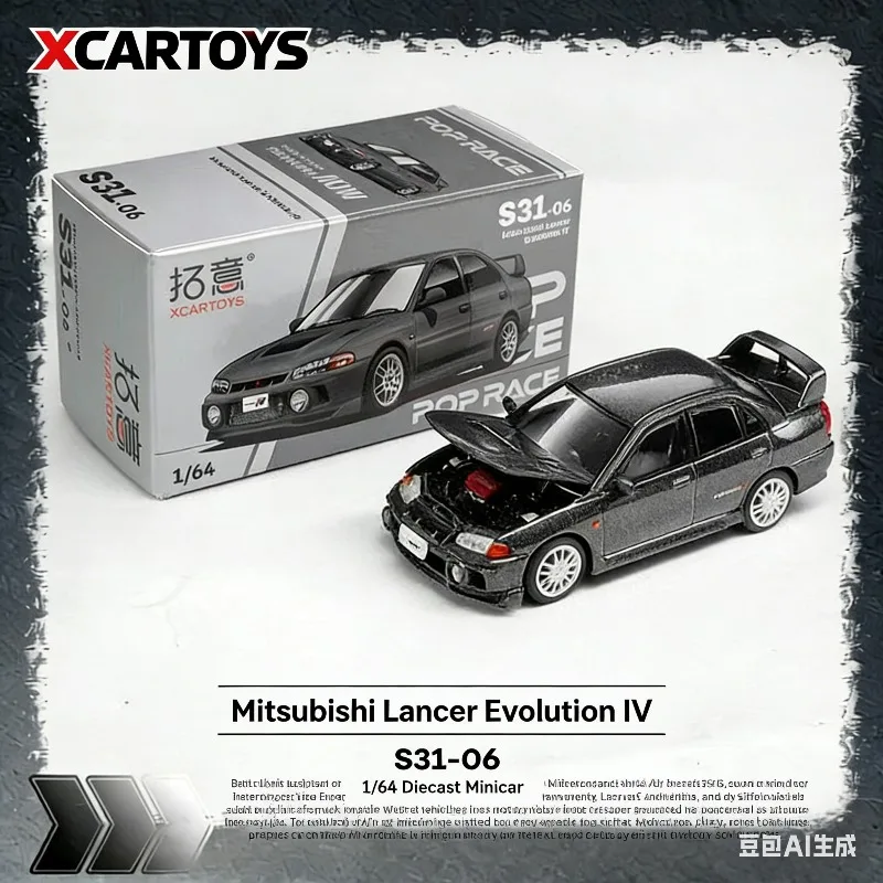 XCARTOYS POPRACE 1/64 Mitsubishi EVO Gun Cavalry IV, коллекционная модель автомобиля из сплава, игрушка для мальчиков, предмет декора для взрослых коллекционеров.
XCARTOYS POPRACE 1/64 Mitsubishi EVO Gun Cavalry IV, коллекционная модель автомобиля из сплава, игрушка для мальчиков, предмет декора для взрослых коллекционеров.