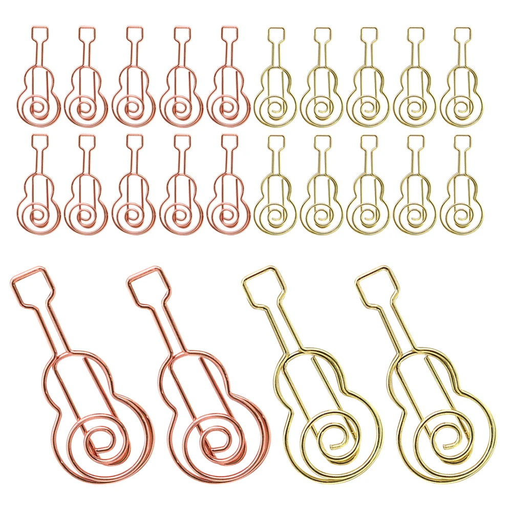 40pcs Guitar Paper Clips Metal Binder Accessories Office School Supplies Document ganizing Musical Theme Mini
40pcs Guitar Paper Clips Metal Binder Accessories Office School Supplies Document ganizing Musical Theme Mini