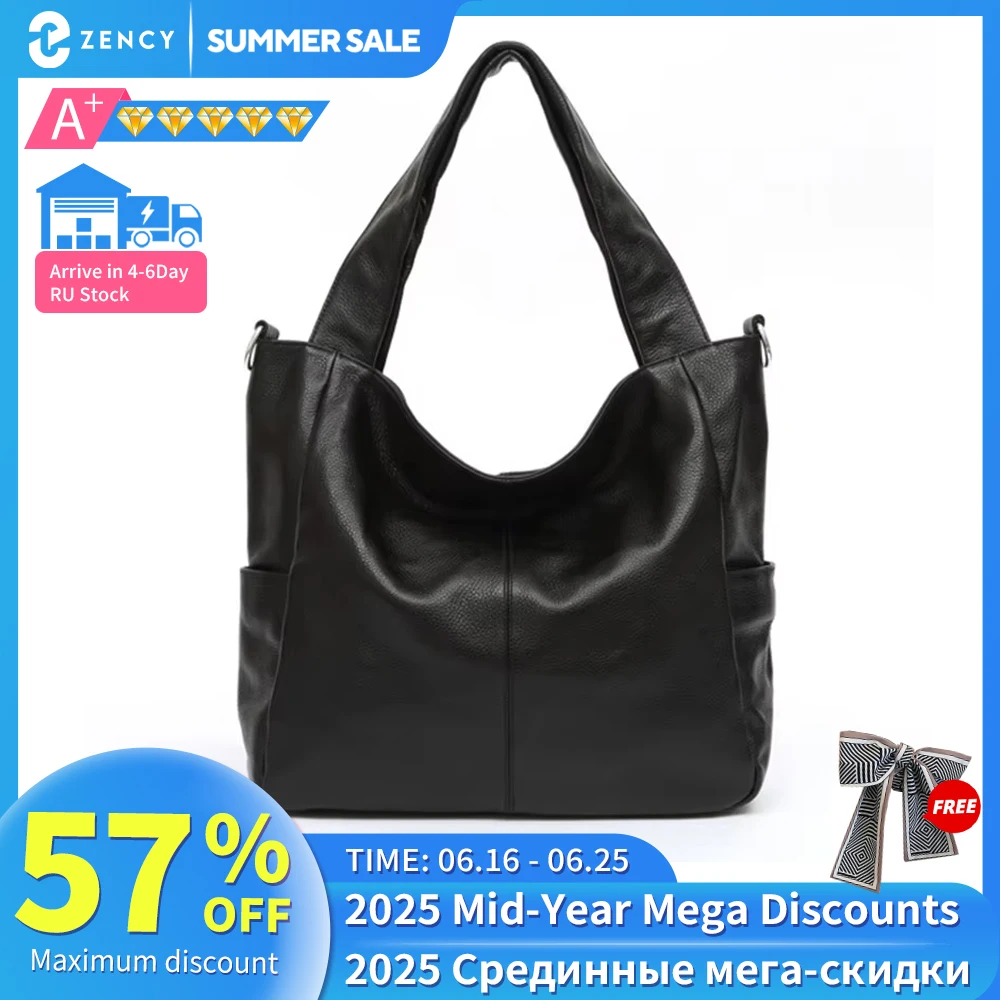 Zency Genuine Leather Women Tote Handbag Large Capacity Shoulder Bag For Phone iPad Designer Shopping Bag Cow Leather Crossbody
Zency Genuine Leather Women Tote Handbag Large Capacity Shoulder Bag For Phone iPad Designer Shopping Bag Cow Leather Crossbody