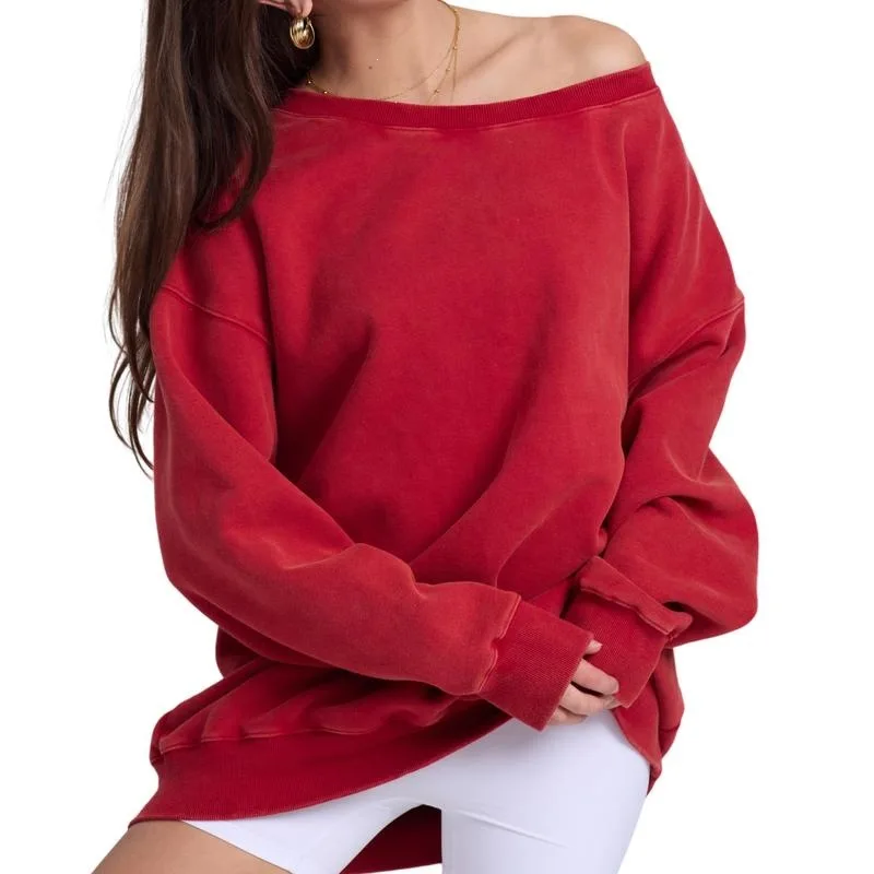 off Shoulder Sweatshirt J 78168 Women's Fashionable Casual Hoodie Spring 2026 No Hat Material 100% Other Suitable for All
off Shoulder Sweatshirt J 78168 Women's Fashionable Casual Hoodie Spring 2026 No Hat Material 100% Other Suitable for All