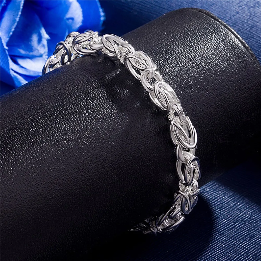 High quality 925 sterling silver Bracelet for woman man luxury Wedding party Christmas Gifts fashion fine Jewelry temperament
High quality 925 sterling silver Bracelet for woman man luxury Wedding party Christmas Gifts fashion fine Jewelry temperament