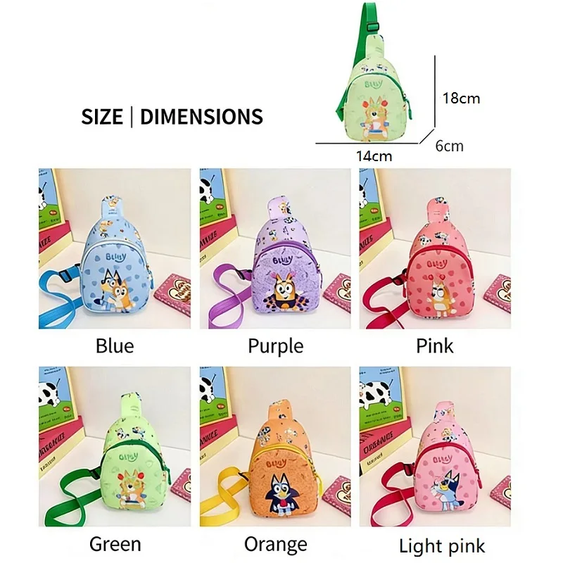 Bluey Crossbody Bag Cartoon Anime Coin Wallet Bingo A Cute DIY Shoulder Bag Clothing, Decorative Gifts
Bluey Crossbody Bag Cartoon Anime Coin Wallet Bingo A Cute DIY Shoulder Bag Clothing, Decorative Gifts