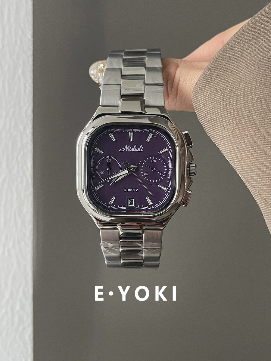 New PurpleCalendar Dial Luxurious And Sophisticated Women'S Quartz Watch With Stainless Steel Strap Exquisite Women'S Wristwatch
New PurpleCalendar Dial Luxurious And Sophisticated Women'S Quartz Watch With Stainless Steel Strap Exquisite Women'S Wristwatch