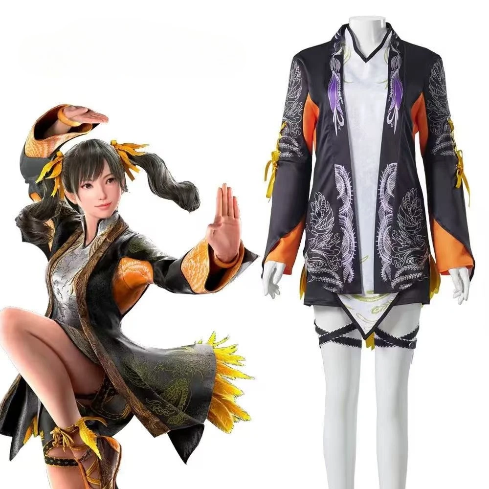 Game Tekken 8 Ling Xiaoyu Cosplay Fantasia Disguise Costume for Adult Women Tops Shorts Outfits Halloween Carnival Party Clothes
Game Tekken 8 Ling Xiaoyu Cosplay Fantasia Disguise Costume for Adult Women Tops Shorts Outfits Halloween Carnival Party Clothes