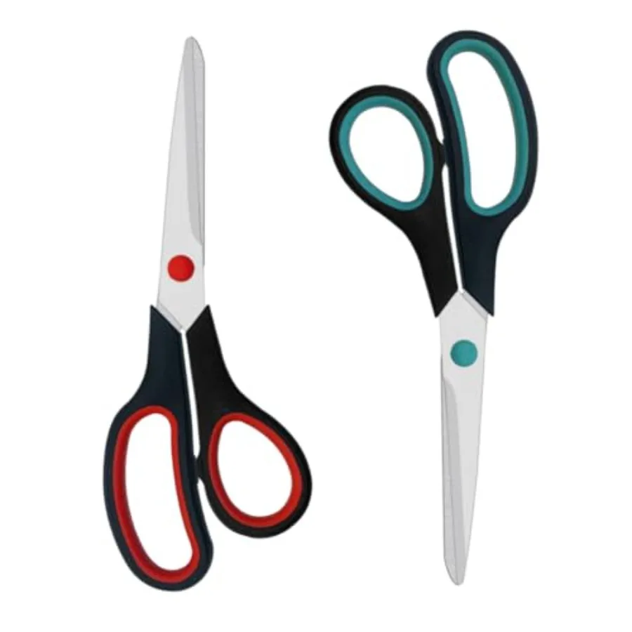 Scissors, 2 Pack 7.5 inch Scissors for Office and Home, Scissor All Purpose for School Fabric Craft Supplies Use
Scissors, 2 Pack 7.5 inch Scissors for Office and Home, Scissor All Purpose for School Fabric Craft Supplies Use