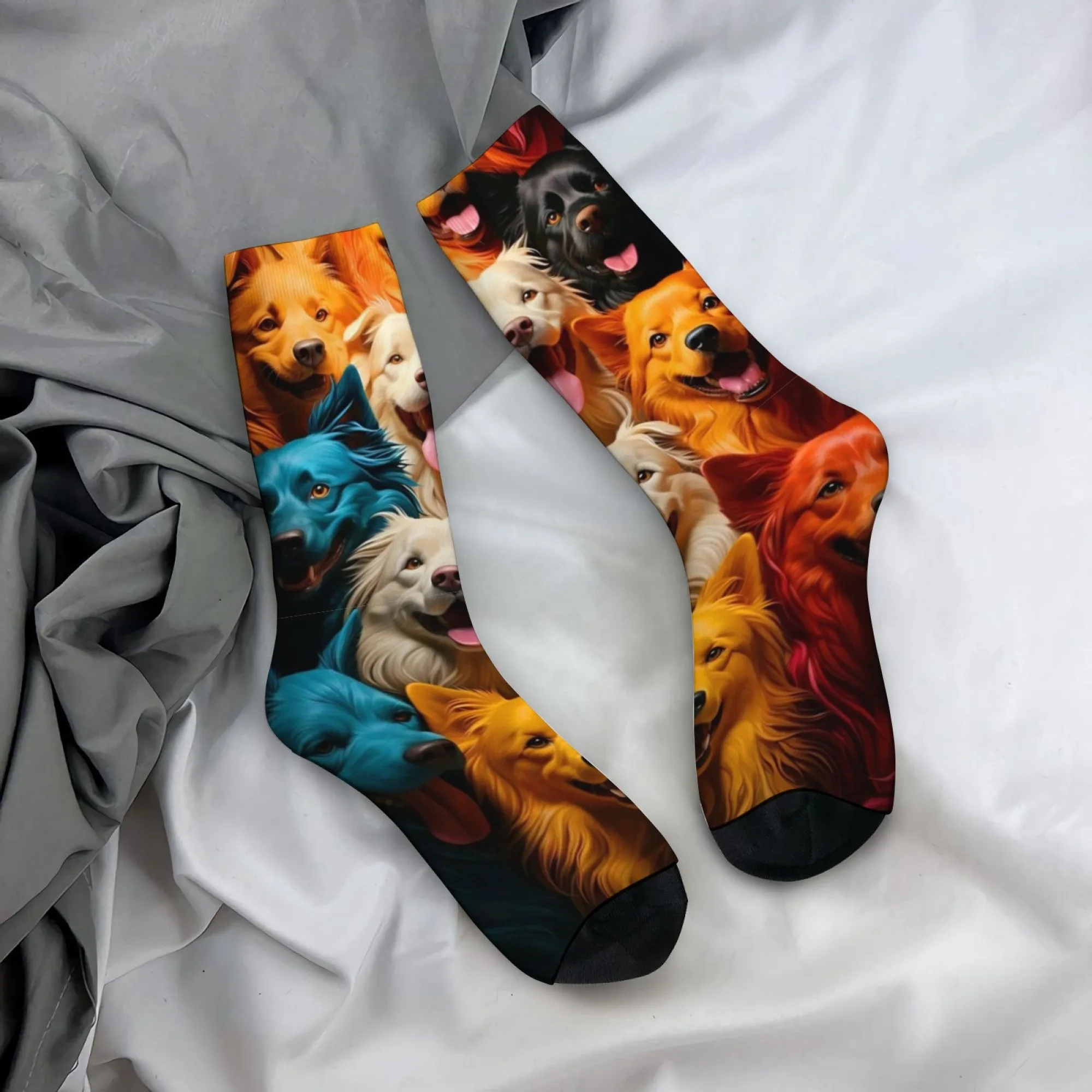 Harajuku Retro Pet Dog Print Men's Socks - Novel and Trendy Street Party Fun Gift - Comfortable, Breathable, Non-Slip Socks
Harajuku Retro Pet Dog Print Men's Socks - Novel and Trendy Street Party Fun Gift - Comfortable, Breathable, Non-Slip Socks