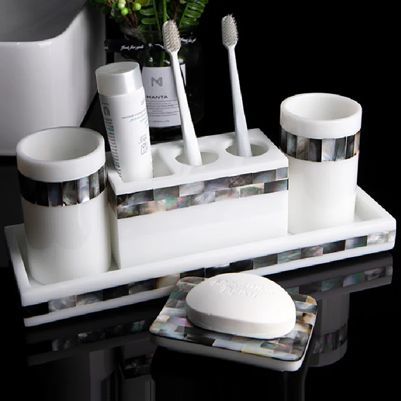 Four-piece Set Shell Resin Bath Lotion Bottle Tooth Mug Restroom Toothbrush Tools Soap Dish Tissue Box Household Accessories
Four-piece Set Shell Resin Bath Lotion Bottle Tooth Mug Restroom Toothbrush Tools Soap Dish Tissue Box Household Accessories