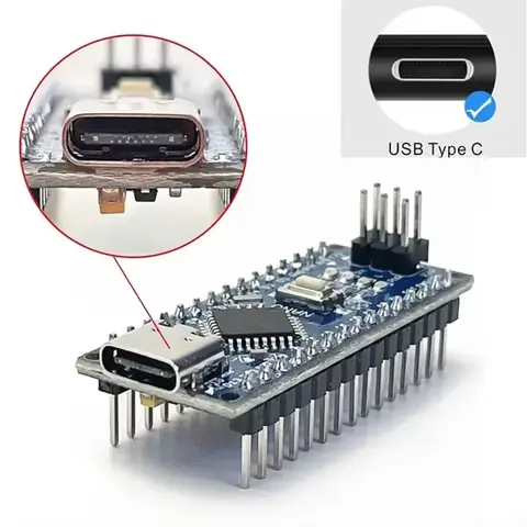 Nano 3.0 Type-C controller compatible with for Arduino nano CH340 USB driver with CABLE NANO V3.0 ATMEGA328P Type-C