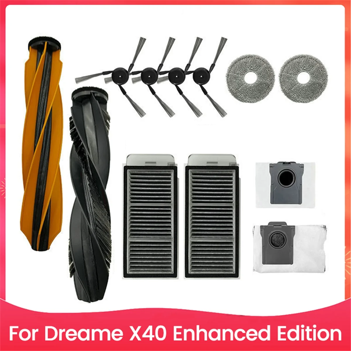 A71Z 12PCS Brush Mop Cloth Dust Bag and Filter for X40 Enhanced Edition Sweeping Robot Accessories Replacement Parts
A71Z 12PCS Brush Mop Cloth Dust Bag and Filter for X40 Enhanced Edition Sweeping Robot Accessories Replacement Parts