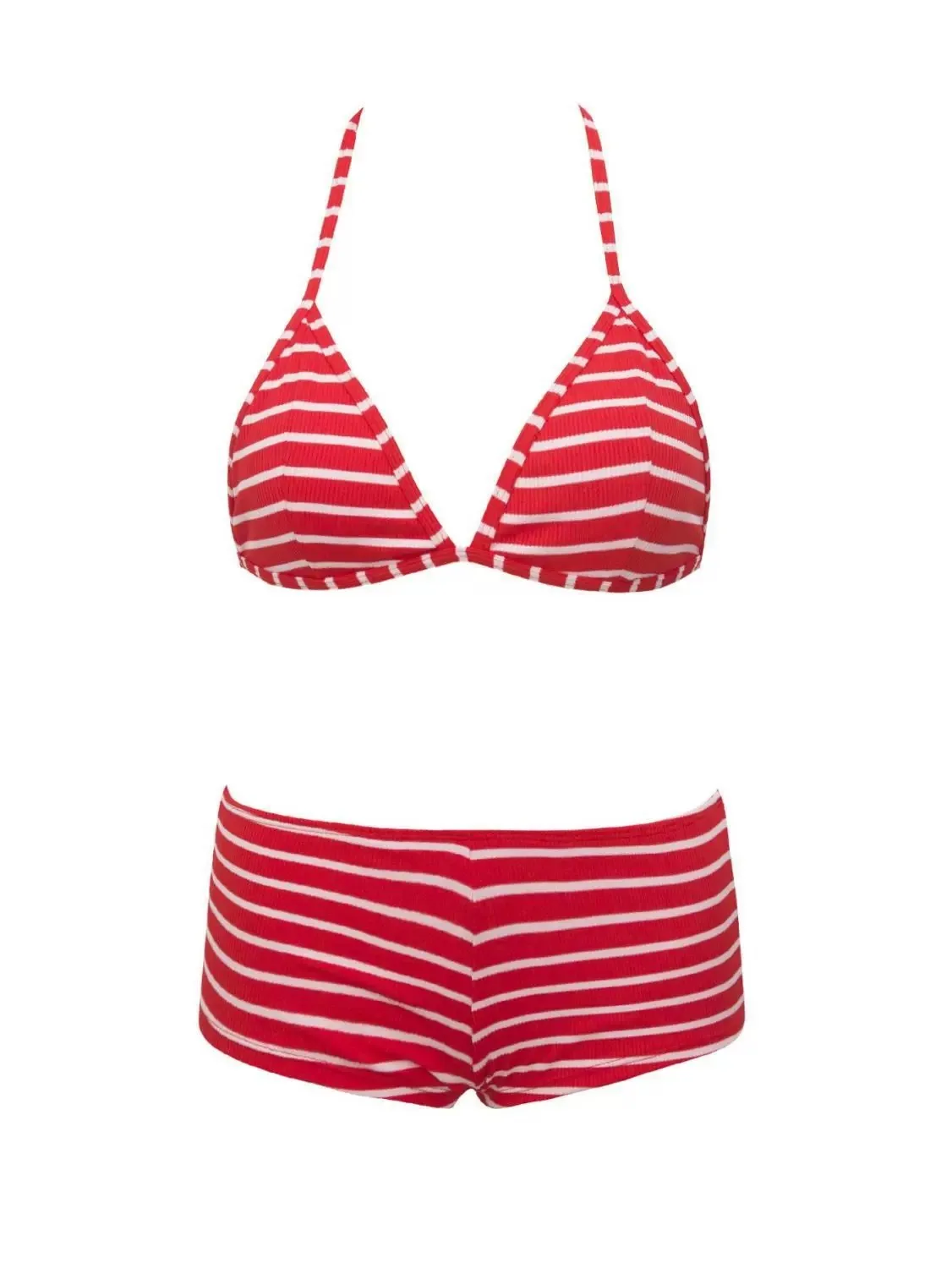 Women's Sexy Slimming Red Stripe Bikini Bottom Vacation Hot Spring Soaking Flat Angle Swimsuit Separate Design New Style
Women's Sexy Slimming Red Stripe Bikini Bottom Vacation Hot Spring Soaking Flat Angle Swimsuit Separate Design New Style