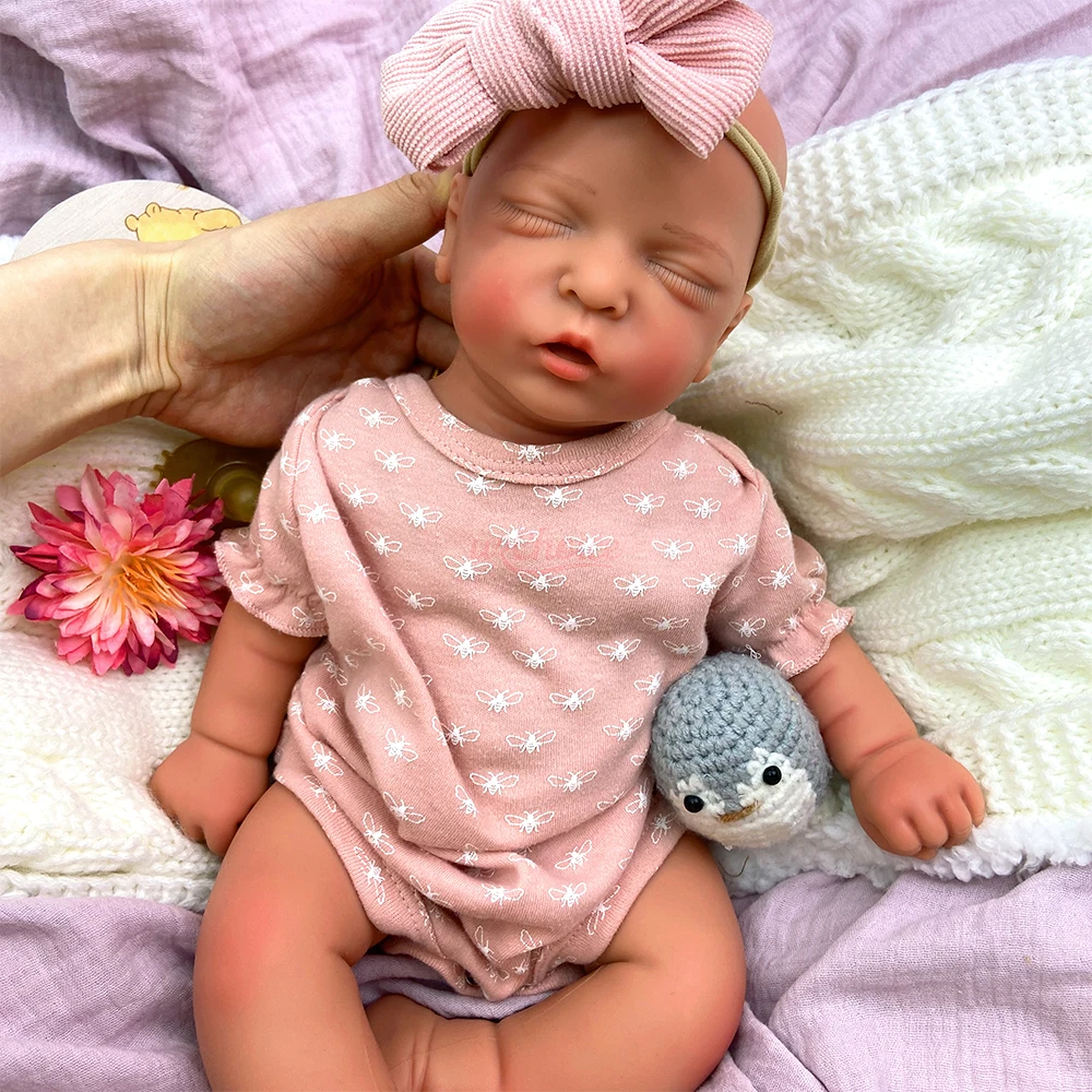 45cm Premium Silicone Reborn Baby Girl Lifelike Flexible Poseable Waterproof Newborn Doll for Alzheimer’s Patients
45cm Premium Silicone Reborn Baby Girl Lifelike Flexible Poseable Waterproof Newborn Doll for Alzheimer’s Patients