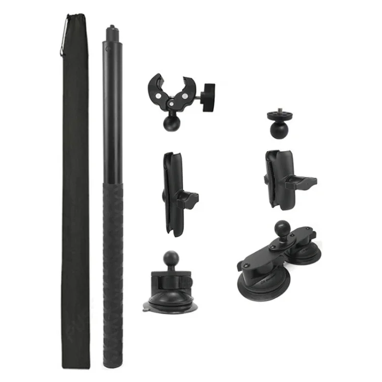 Wholesales For Insta 360 ONE X / X2 / X3 / X4 Car Top Suction Cup Selfie Stick Bracket, Model: Set 3
Wholesales For Insta 360 ONE X / X2 / X3 / X4 Car Top Suction Cup Selfie Stick Bracket, Model: Set 3