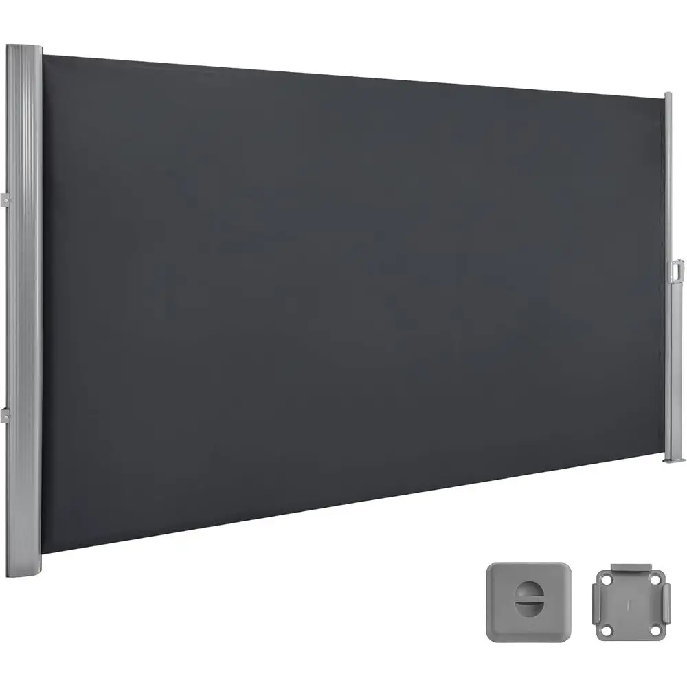 Retractable Side Awning, Waterproof Sunshade for Patio, Privacy Screen for Garden, Balcony, and Pools, Grey, 78x138
Retractable Side Awning, Waterproof Sunshade for Patio, Privacy Screen for Garden, Balcony, and Pools, Grey, 78x138