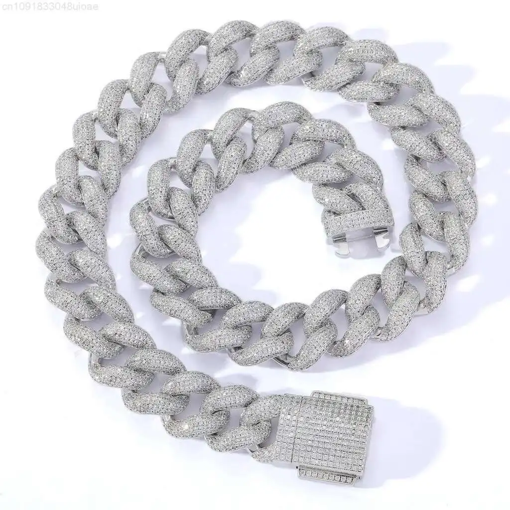 18mm Hip Hop Jewelry Iced Out Cuban Link Chain Necklace Brass Zircon Diamond Cuban Link Chain Men Jewelry
18mm Hip Hop Jewelry Iced Out Cuban Link Chain Necklace Brass Zircon Diamond Cuban Link Chain Men Jewelry