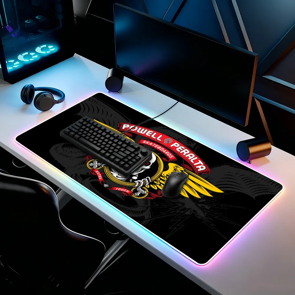 Fashion P-Powell P-Peralta Logo Mouse Pad RGB Led Gaming Bedroom Office Desk Non-Slip Mat Waterproof Large
Fashion P-Powell P-Peralta Logo Mouse Pad RGB Led Gaming Bedroom Office Desk Non-Slip Mat Waterproof Large
