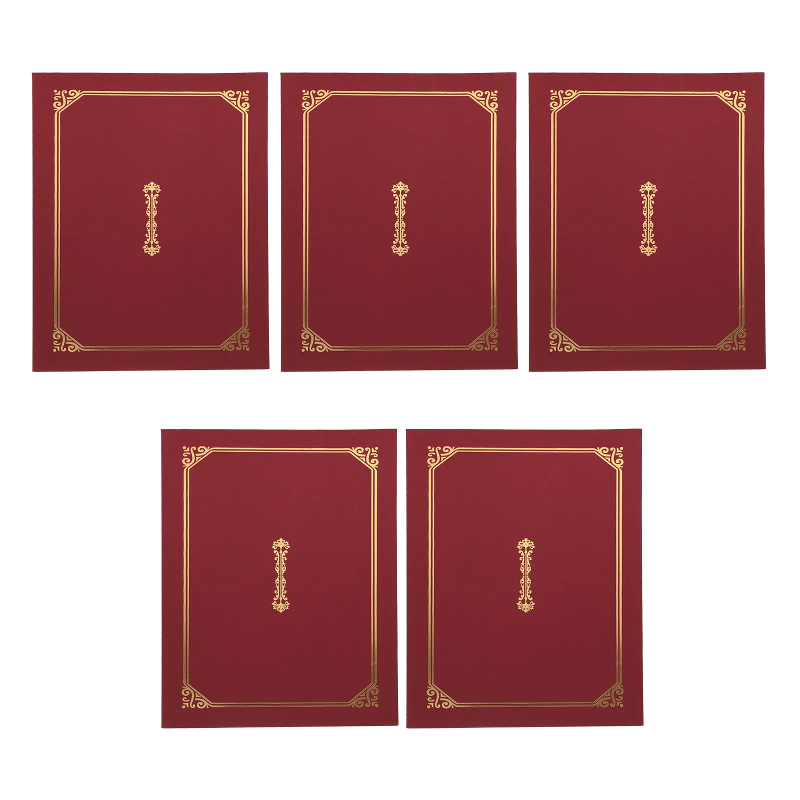 5 pcs Certificate Cover A4 Diploma Holder Gold Stamping Paper Document Frame Protective Award Cover For Home Office Use
5 pcs Certificate Cover A4 Diploma Holder Gold Stamping Paper Document Frame Protective Award Cover For Home Office Use