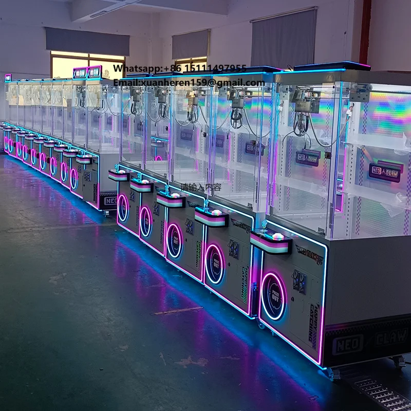 Neofuns Coin Operated Claw Machine Toy Crane Catcher for Arcade Amusement Business With Bill Acceptor or Card Reader
Neofuns Coin Operated Claw Machine Toy Crane Catcher for Arcade Amusement Business With Bill Acceptor or Card Reader