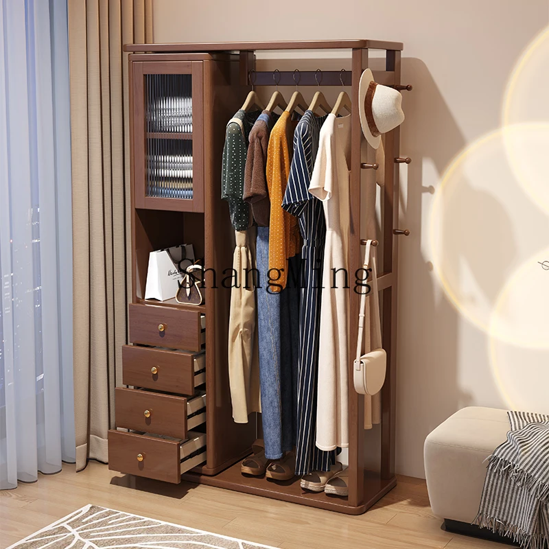 HJ all solid wood full-length mirror hanger integrated floor bedroom rotatable modern Chinese storage clothes rack
HJ all solid wood full-length mirror hanger integrated floor bedroom rotatable modern Chinese storage clothes rack