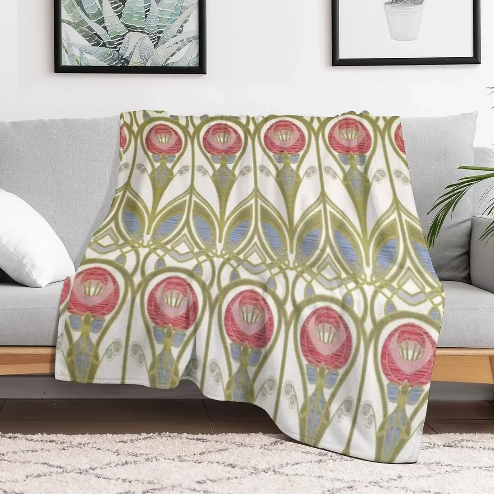 Charles Rennie Mackintosh flowers design Throw Blanket Decorative Throw Furrys Winter beds Nap Blankets
Charles Rennie Mackintosh flowers design Throw Blanket Decorative Throw Furrys Winter beds Nap Blankets