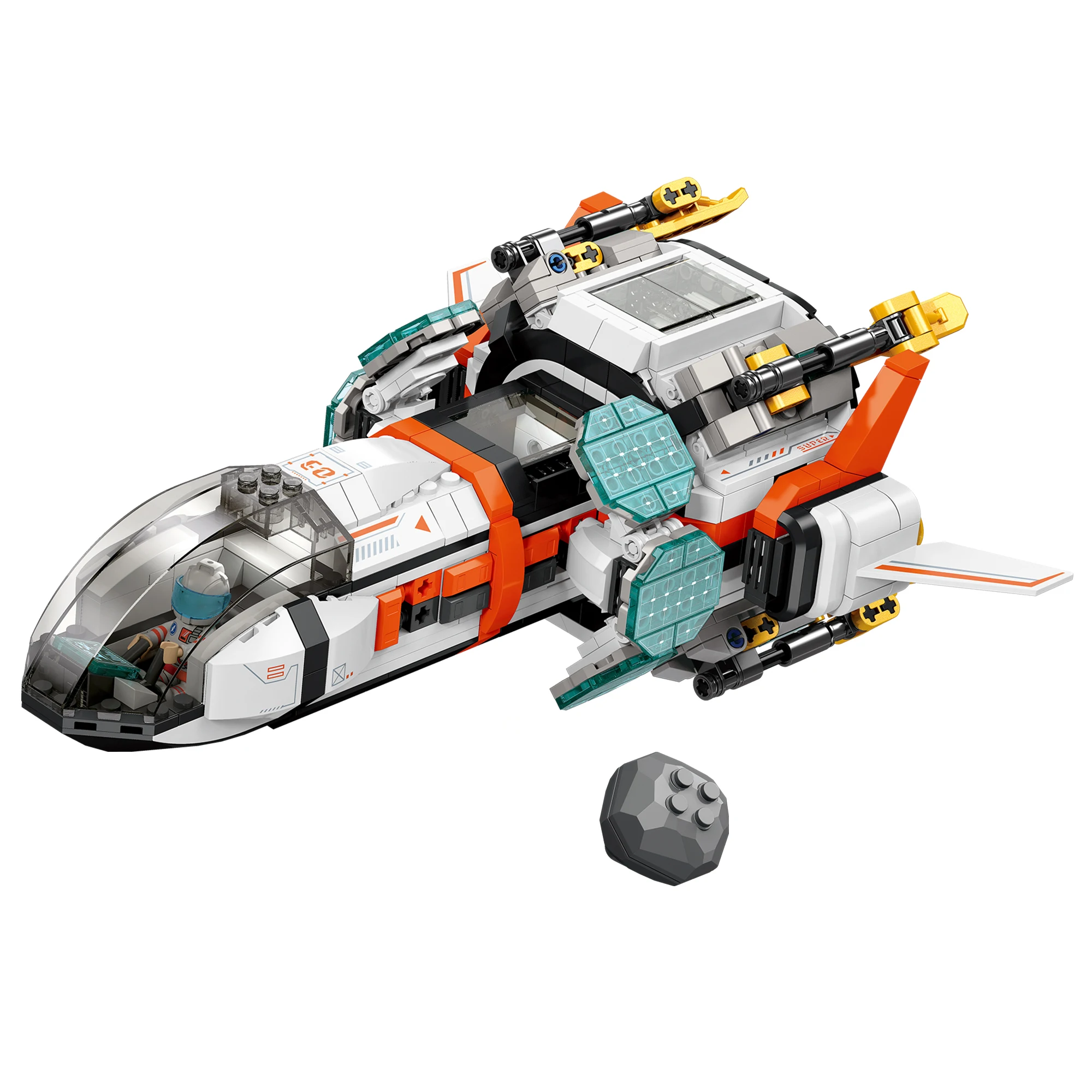 944 PCS Spaceship Building Blocks Set, Aerospace Series, Home Decor Ornament, Educational Assembly Toy, Kids Birthday Gift
944 PCS Spaceship Building Blocks Set, Aerospace Series, Home Decor Ornament, Educational Assembly Toy, Kids Birthday Gift