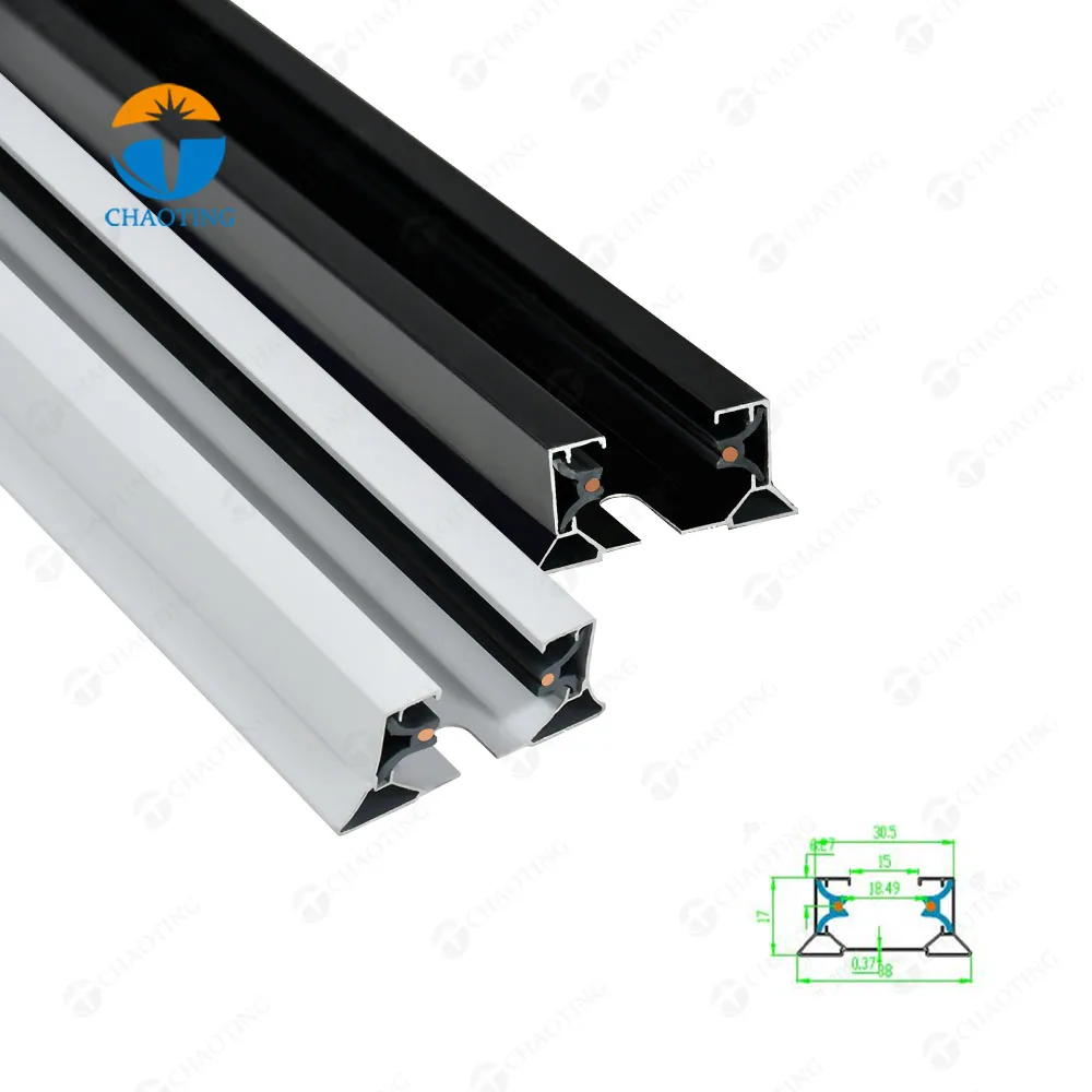 LED Track Light Accessories 2 Wires Aluminum Linear Decorative Track Rail For Museum Track Light 
LED Track Light Accessories 2 Wires Aluminum Linear Decorative Track Rail For Museum Track Light