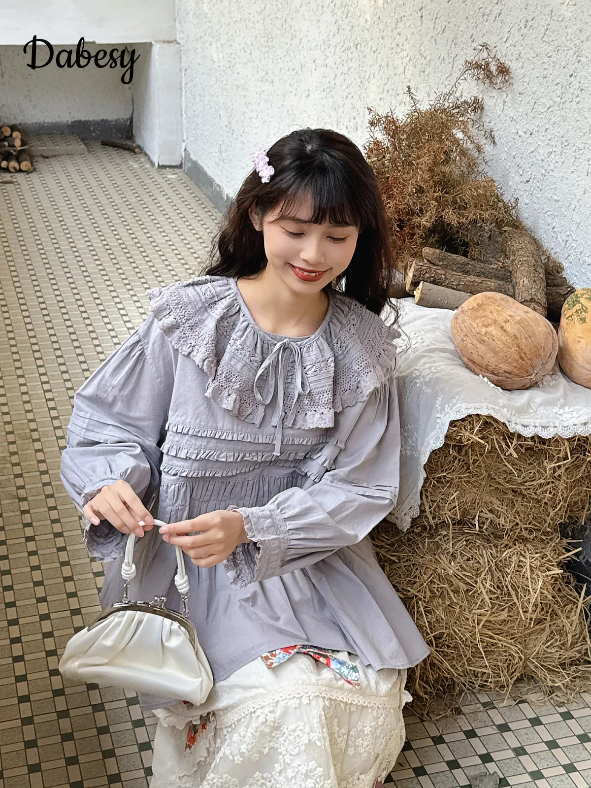 Милая хлопково-льняная рубашка Kawaii с рюшами для женщин, осенняя японская блузка с воротником Питера Пэна и длинными рукавами, свободные повседневные пуловеры, топы
Милая хлопково-льняная рубашка Kawaii с рюшами для женщин, осенняя японская блузка с воротником Питера Пэна и длинными рукавами, свободные повседневные пуловеры, топы