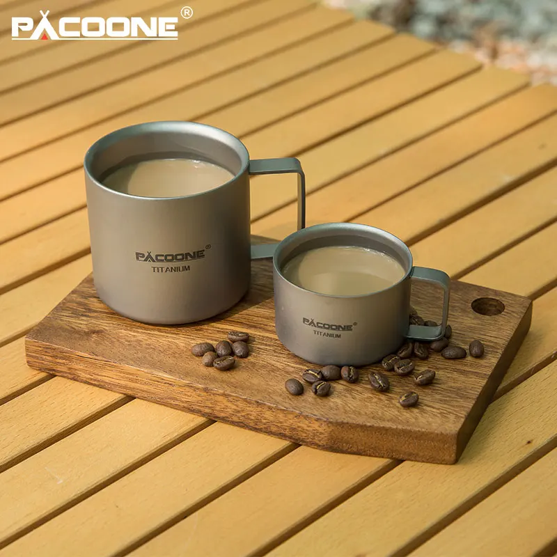 PACOONE 100/200 мл Титановая чашка Портативная кофейная чашка Кемпинг Дорожная кружка Металлическая кофейная кружка Чашка для питья воды Чашка для чая с молоком
PACOONE 100/200 мл Титановая чашка Портативная кофейная чашка Кемпинг Дорожная кружка Металлическая кофейная кружка Чашка для питья воды Чашка для чая с молоком