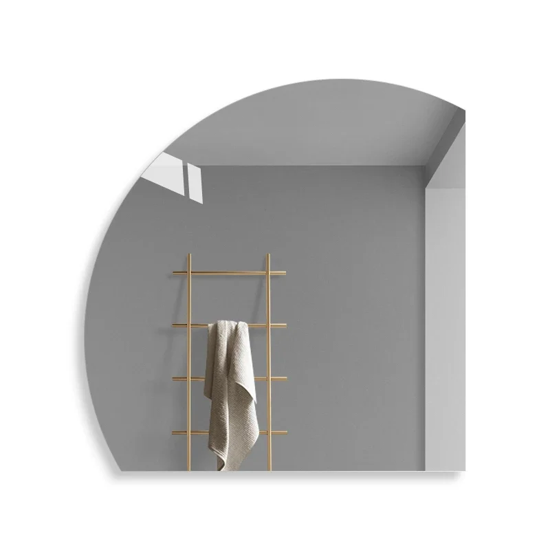 Nordic Modern Mirror Aesthetics Makeup Bathroom Hairdressing Bathroom Mirror Unbreakable Strange Shape Intelligent Furniture
Nordic Modern Mirror Aesthetics Makeup Bathroom Hairdressing Bathroom Mirror Unbreakable Strange Shape Intelligent Furniture