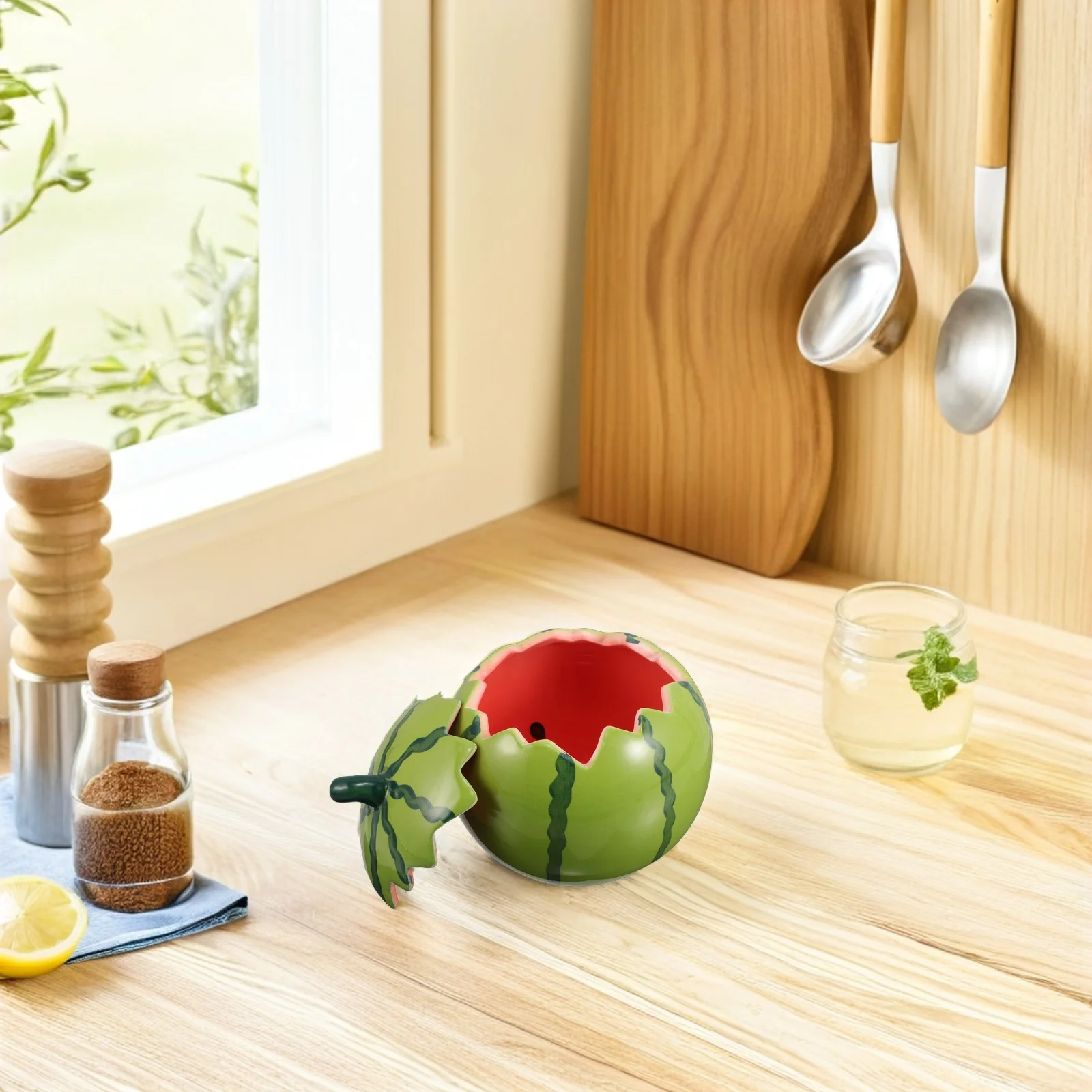 Watermelon Shape Ceramic Bowl Lid Versatile Soup Ramen Rice Dessert Snack Bowls Soup Bowl with Lid Cake Bowls Fruits Platter
Watermelon Shape Ceramic Bowl Lid Versatile Soup Ramen Rice Dessert Snack Bowls Soup Bowl with Lid Cake Bowls Fruits Platter