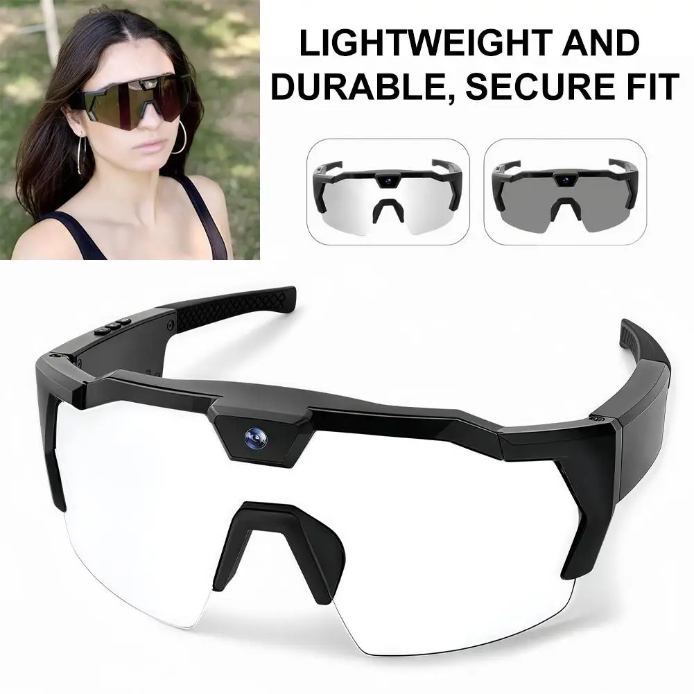 HD Video Glasses Action Camera Sunglasses Smart Glasses Sports Glasses Bicycle Motorcycle Driver Recorder Camera Glasses
HD Video Glasses Action Camera Sunglasses Smart Glasses Sports Glasses Bicycle Motorcycle Driver Recorder Camera Glasses