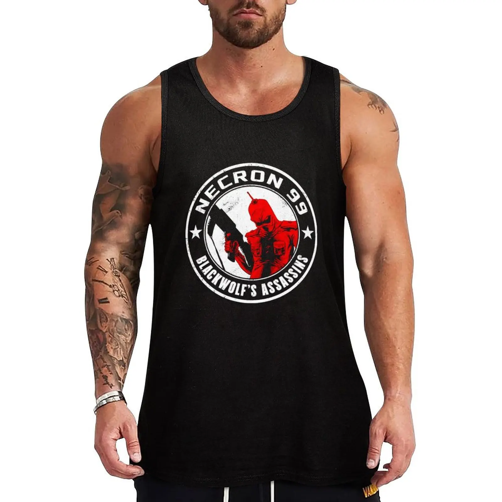Necron 99 Tank Top Novelty Print Tank Top Casual Graphic Sleeveless Tee
Necron 99 Tank Top Novelty Print Tank Top Casual Graphic Sleeveless Tee