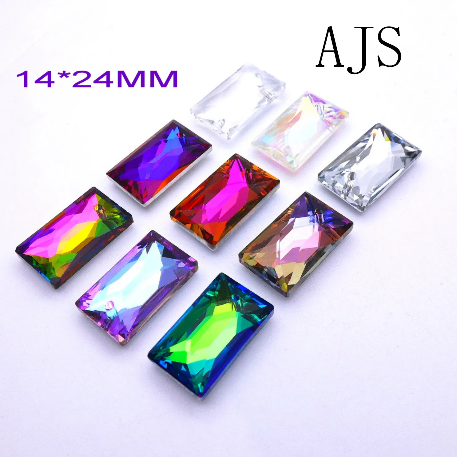 32/48 pieces 14*24MM Rectangle Shape Crystal Pendants Charms AB Vitrail Jewelry Earrings Necklace Gift Hanging DIY Free Shipping
32/48 pieces 14*24MM Rectangle Shape Crystal Pendants Charms AB Vitrail Jewelry Earrings Necklace Gift Hanging DIY Free Shipping