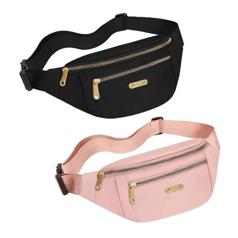Oxford Cloth Crossbody Belt Bag Unisex Waterproof Large Capacity Adjustable Strap Travel Essentials in Black & Bright Pink
Oxford Cloth Crossbody Belt Bag Unisex Waterproof Large Capacity Adjustable Strap Travel Essentials in Black & Bright Pink