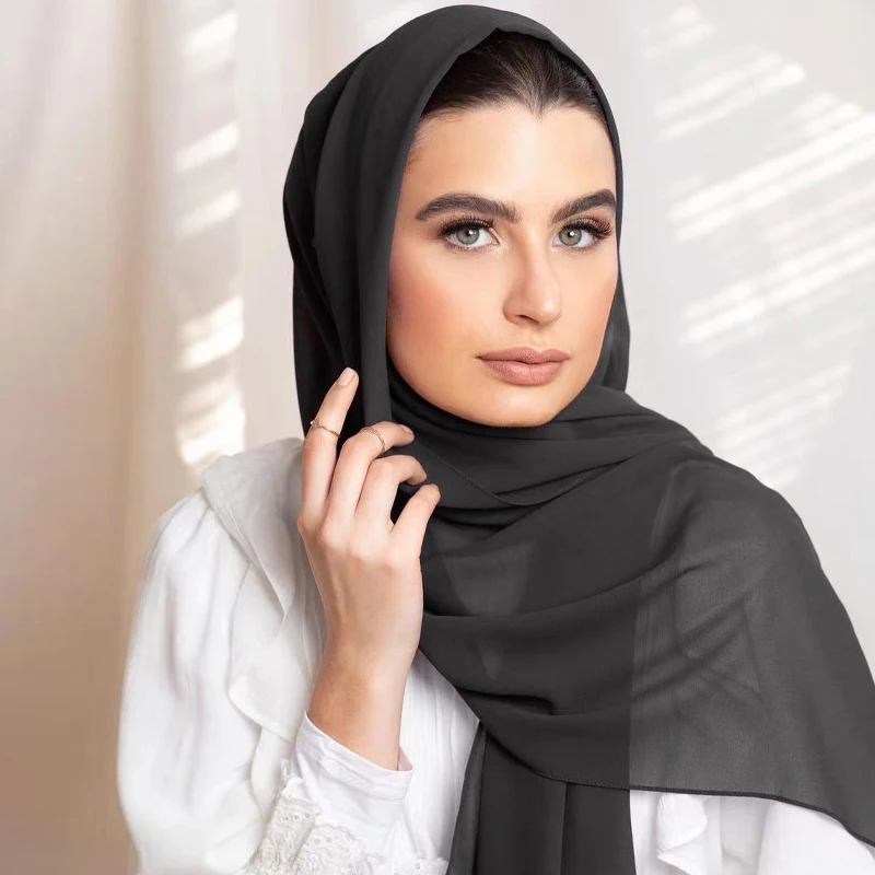 Muslim Solid Color Pearl Chiffon Scarf Malaysia Long Scarf Shawl Headscarf Solid Color Head Wraps Scarf For Ladies
Muslim Solid Color Pearl Chiffon Scarf Malaysia Long Scarf Shawl Headscarf Solid Color Head Wraps Scarf For Ladies