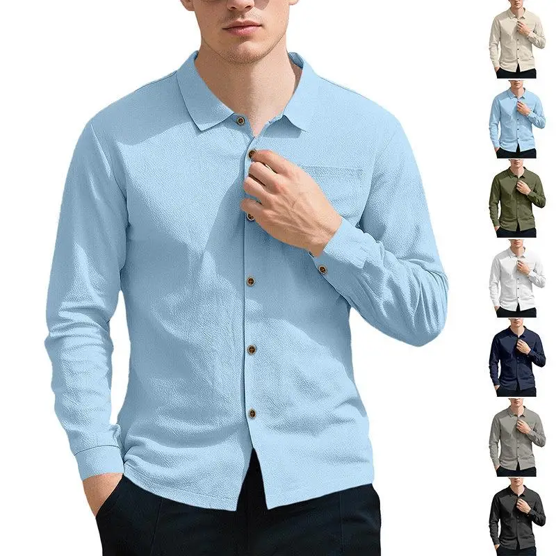 Men's Summer Linen Short Sleeve Open Cardigan Casual Button Beach Vacation Loose Shirt Easy Care Wrinkle Resistant Pure Color
Men's Summer Linen Short Sleeve Open Cardigan Casual Button Beach Vacation Loose Shirt Easy Care Wrinkle Resistant Pure Color
