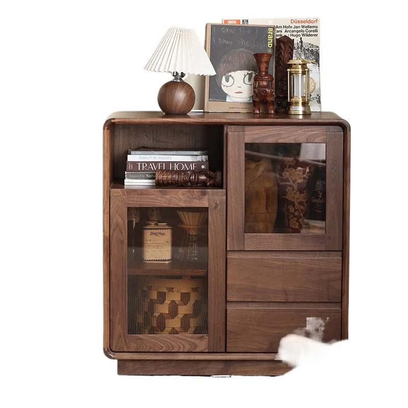 Nordic side cabinet solid wood walnut against the wall B & B modern simple living room floor cabinet Japanese storage cabinet
Nordic side cabinet solid wood walnut against the wall B & B modern simple living room floor cabinet Japanese storage cabinet