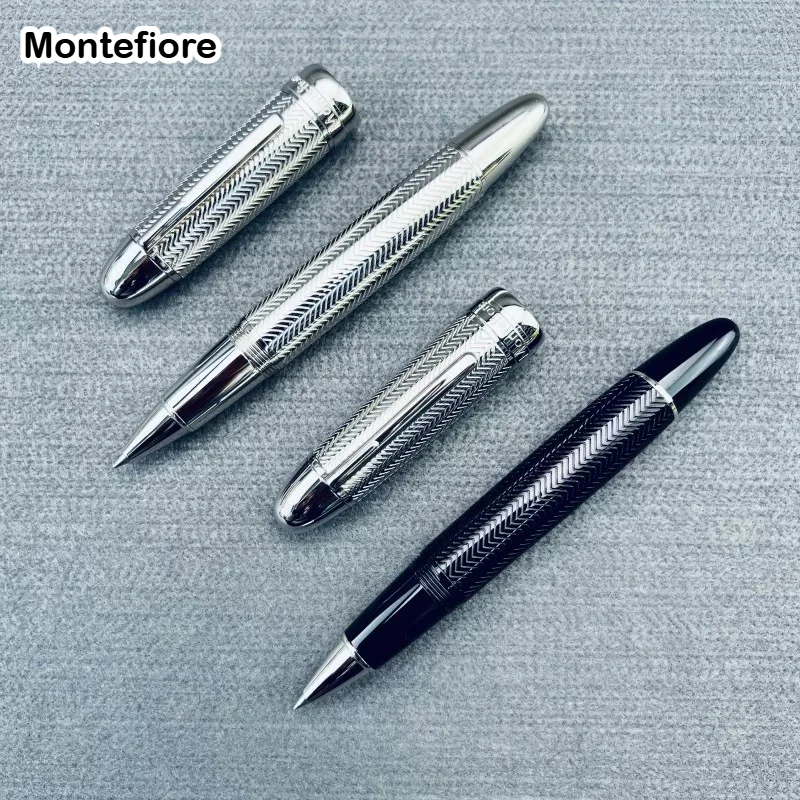 Montefiore German Design Brass Metal Ballpoint Pen With Refill Gel Pen Luxury Black 0.5-0.6mm School Office Supplies Stationery
Montefiore German Design Brass Metal Ballpoint Pen With Refill Gel Pen Luxury Black 0.5-0.6mm School Office Supplies Stationery